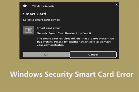 smart card for windows 10 signon blanks|Windows Security Smart Card Error: 7 Ways to Fix it .